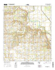 Cedar Springs Texas Current topographic map, 1:24000 scale, 7.5 X 7.5 Minute, Year 2016