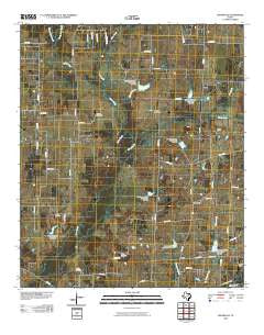 Cedarvale Texas Historical topographic map, 1:24000 scale, 7.5 X 7.5 Minute, Year 2010