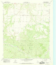 Cee Vee Texas Historical topographic map, 1:24000 scale, 7.5 X 7.5 Minute, Year 1966