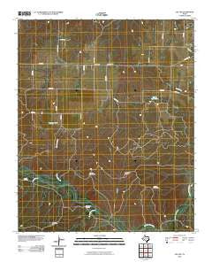 Cee Vee Texas Historical topographic map, 1:24000 scale, 7.5 X 7.5 Minute, Year 2010