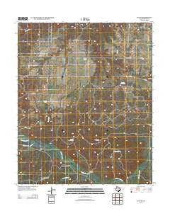 Cee Vee Texas Historical topographic map, 1:24000 scale, 7.5 X 7.5 Minute, Year 2012