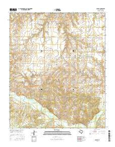 Cee Vee Texas Current topographic map, 1:24000 scale, 7.5 X 7.5 Minute, Year 2016