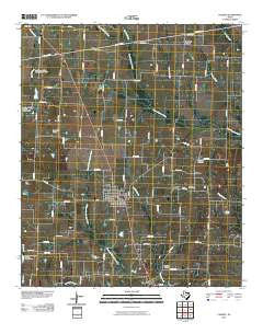 Celeste Texas Historical topographic map, 1:24000 scale, 7.5 X 7.5 Minute, Year 2010