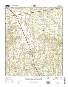 Celeste Texas Current topographic map, 1:24000 scale, 7.5 X 7.5 Minute, Year 2016
