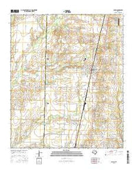 Celina Texas Current topographic map, 1:24000 scale, 7.5 X 7.5 Minute, Year 2016