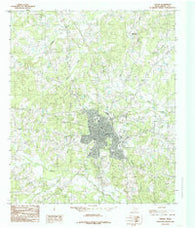 Center Texas Historical topographic map, 1:24000 scale, 7.5 X 7.5 Minute, Year 1984