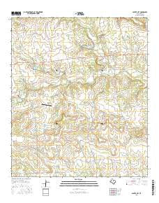Center City Texas Current topographic map, 1:24000 scale, 7.5 X 7.5 Minute, Year 2016