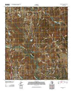Centerville Texas Historical topographic map, 1:24000 scale, 7.5 X 7.5 Minute, Year 2010
