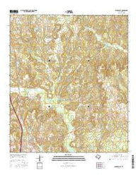 Centerville Texas Current topographic map, 1:24000 scale, 7.5 X 7.5 Minute, Year 2016