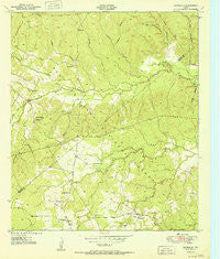 Centralia Texas Historical topographic map, 1:24000 scale, 7.5 X 7.5 Minute, Year 1951