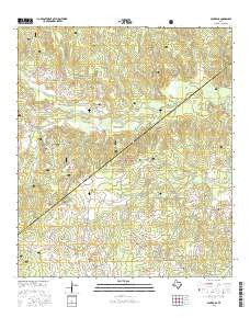 Centralia Texas Current topographic map, 1:24000 scale, 7.5 X 7.5 Minute, Year 2016
