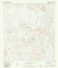 Cerro Castellan Texas Historical topographic map, 1:24000 scale, 7.5 X 7.5 Minute, Year 1971