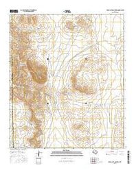 Cerro Alto Mountain Texas Current topographic map, 1:24000 scale, 7.5 X 7.5 Minute, Year 2016