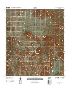 Cerro Castellan Texas Historical topographic map, 1:24000 scale, 7.5 X 7.5 Minute, Year 2012