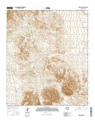 Cerro Diablo Texas Current topographic map, 1:24000 scale, 7.5 X 7.5 Minute, Year 2016