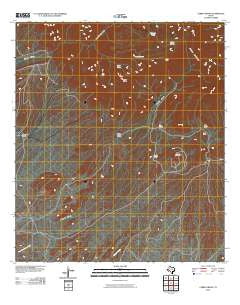 Cerro Orona Texas Historical topographic map, 1:24000 scale, 7.5 X 7.5 Minute, Year 2010