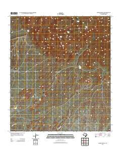Cerro Orona Texas Historical topographic map, 1:24000 scale, 7.5 X 7.5 Minute, Year 2012