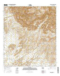 Cerro Orona Texas Current topographic map, 1:24000 scale, 7.5 X 7.5 Minute, Year 2016