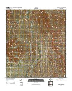 Cerros Prietos Texas Historical topographic map, 1:24000 scale, 7.5 X 7.5 Minute, Year 2012