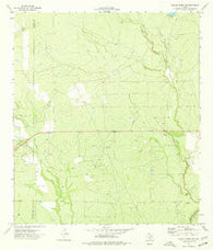 Chacon Creek NE Texas Historical topographic map, 1:24000 scale, 7.5 X 7.5 Minute, Year 1974