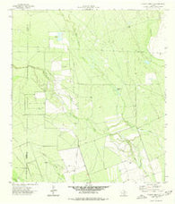 Chacon Creek SE Texas Historical topographic map, 1:24000 scale, 7.5 X 7.5 Minute, Year 1974