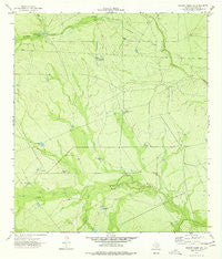 Chacon Creek SW Texas Historical topographic map, 1:24000 scale, 7.5 X 7.5 Minute, Year 1974