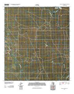 Chacon Creek NE Texas Historical topographic map, 1:24000 scale, 7.5 X 7.5 Minute, Year 2010