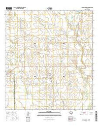 Chacon Creek NE Texas Current topographic map, 1:24000 scale, 7.5 X 7.5 Minute, Year 2016