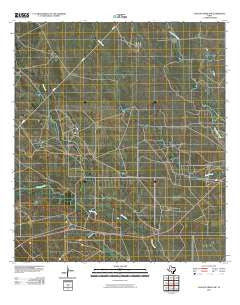 Chacon Creek NW Texas Historical topographic map, 1:24000 scale, 7.5 X 7.5 Minute, Year 2010