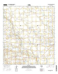 Chacon Creek NW Texas Current topographic map, 1:24000 scale, 7.5 X 7.5 Minute, Year 2016