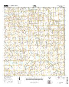 Chacon Creek SW Texas Current topographic map, 1:24000 scale, 7.5 X 7.5 Minute, Year 2016