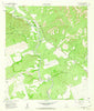Chalk Bluff Texas Historical topographic map, 1:24000 scale, 7.5 X 7.5 Minute, Year 1960