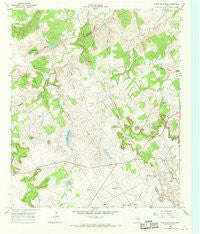 Chalk Mountain Texas Historical topographic map, 1:24000 scale, 7.5 X 7.5 Minute, Year 1966