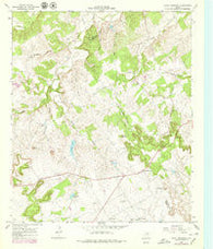 Chalk Mountain Texas Historical topographic map, 1:24000 scale, 7.5 X 7.5 Minute, Year 1966