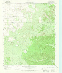 Chalk SW Texas Historical topographic map, 1:24000 scale, 7.5 X 7.5 Minute, Year 1966