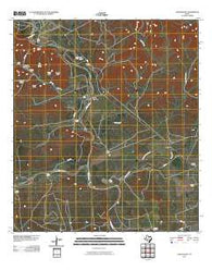 Chalk Bluff Texas Historical topographic map, 1:24000 scale, 7.5 X 7.5 Minute, Year 2010