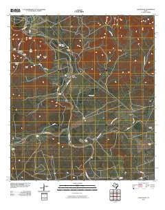 Chalk Bluff Texas Historical topographic map, 1:24000 scale, 7.5 X 7.5 Minute, Year 2010