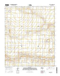 Chalk Hill Texas Current topographic map, 1:24000 scale, 7.5 X 7.5 Minute, Year 2016