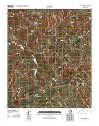 Chalk Mountain Texas Historical topographic map, 1:24000 scale, 7.5 X 7.5 Minute, Year 2010