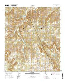 Chalk Mountain Texas Current topographic map, 1:24000 scale, 7.5 X 7.5 Minute, Year 2016