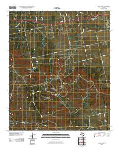 Chalk Peak Texas Historical topographic map, 1:24000 scale, 7.5 X 7.5 Minute, Year 2010