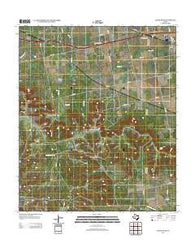 Chalk Peak Texas Historical topographic map, 1:24000 scale, 7.5 X 7.5 Minute, Year 2012