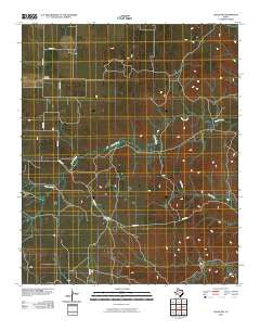 Chalk SW Texas Historical topographic map, 1:24000 scale, 7.5 X 7.5 Minute, Year 2010