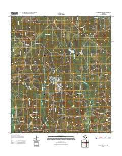 Chambliss Hill Texas Historical topographic map, 1:24000 scale, 7.5 X 7.5 Minute, Year 2013
