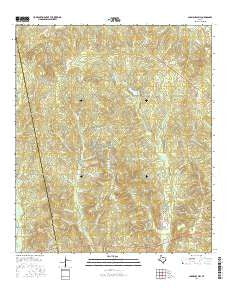 Chambliss Hill Texas Current topographic map, 1:24000 scale, 7.5 X 7.5 Minute, Year 2016