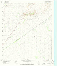 Chancellor Texas Historical topographic map, 1:24000 scale, 7.5 X 7.5 Minute, Year 1980