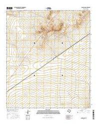 Chancellor Texas Current topographic map, 1:24000 scale, 7.5 X 7.5 Minute, Year 2016