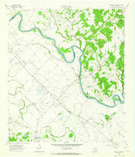 Chances Store Texas Historical topographic map, 1:24000 scale, 7.5 X 7.5 Minute, Year 1962