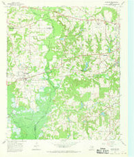 Chandler Texas Historical topographic map, 1:24000 scale, 7.5 X 7.5 Minute, Year 1966