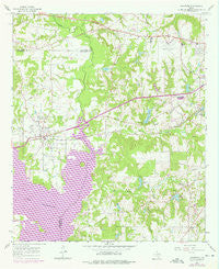 Chandler Texas Historical topographic map, 1:24000 scale, 7.5 X 7.5 Minute, Year 1966